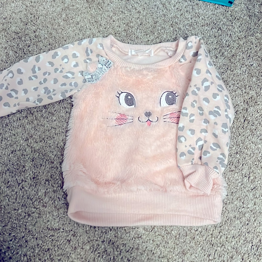 Cat fleece sweater